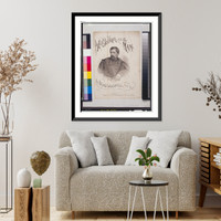 Historic Framed Print, McClellan is the Man, by Henry Cromwell.Fabronius ; F.N. Carter, Lith., Boston. - 3,  17-7/8" x 21-7/8"