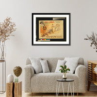 Historic Framed Print, Reeves & Palmer's Cosmopolitan Company,  17-7/8" x 21-7/8"