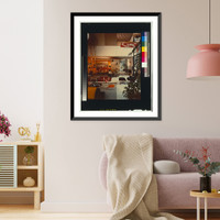 Historic Framed Print, [Interior of Ray and Charles Eames' Los Angeles, California home] - 2,  17-7/8" x 21-7/8"