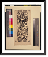Historic Framed Print, [Abstract print with human figure in center].M. Zorach.,  17-7/8" x 21-7/8"