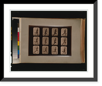 Historic Framed Print, Athletes. Running - 4,  17-7/8" x 21-7/8"