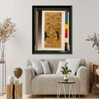 Historic Framed Print, [Sawamura Sojuro I (1689-1756) and Ichimura Takenojo dancing with a tsuzumi],  17-7/8" x 21-7/8"