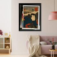 Historic Framed Print, [Portrait of Miyamoto Musashi],  17-7/8" x 21-7/8"