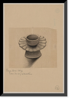 Historic Framed Print, [Japanese drawing] - 33,  17-7/8" x 21-7/8"