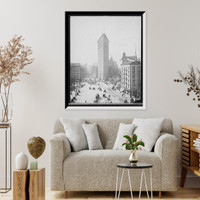 Historic Framed Print, [Flatiron Building, New York, N.Y.] - 5,  17-7/8" x 21-7/8"