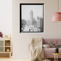 Historic Framed Print, [Flatiron Building, New York, N.Y.] - 5,  17-7/8" x 21-7/8"