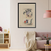 Historic Framed Print, [Japanese drawing] - 156,  17-7/8" x 21-7/8"