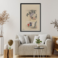 Historic Framed Print, [Japanese drawing] - 156,  17-7/8" x 21-7/8"