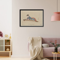 Historic Framed Print, [Japanese drawing] - 160,  17-7/8" x 21-7/8"