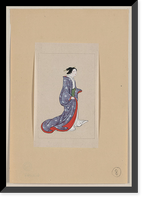 Historic Framed Print, [Japanese drawing] - 165,  17-7/8" x 21-7/8"