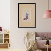 Historic Framed Print, [Japanese drawing] - 165,  17-7/8" x 21-7/8"