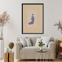 Historic Framed Print, [Japanese drawing] - 165,  17-7/8" x 21-7/8"