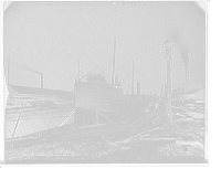 Historic Framed Print, Str. John Craig in dry dock, Detroit,  17-7/8" x 21-7/8"