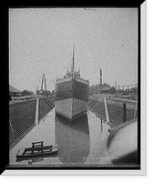 Historic Framed Print, Str. John Craig in dry dock, Detroit - 2,  17-7/8" x 21-7/8"