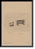 Historic Framed Print, [Japanese drawing] - 177,  17-7/8" x 21-7/8"