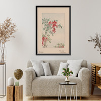 Historic Framed Print, [Japanese drawing] - 197,  17-7/8" x 21-7/8"