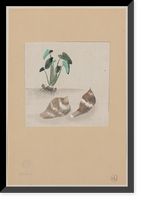 Historic Framed Print, [Japanese drawing] - 240,  17-7/8" x 21-7/8"