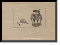 Historic Framed Print, [Japanese drawing] - 253,  17-7/8" x 21-7/8"