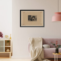 Historic Framed Print, [Japanese drawing] - 254,  17-7/8" x 21-7/8"