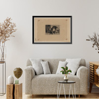 Historic Framed Print, [Japanese drawing] - 254,  17-7/8" x 21-7/8"