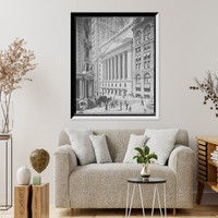 Historic Framed Print, New York Stock Exchange - 2,  17-7/8" x 21-7/8"