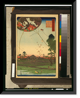 Historic Framed Print, [Ensh- Akiba takkei fukuroi-dako] Translation:View of Akiba abd fukuroi-kite Ensh-.,  17-7/8" x 21-7/8"