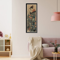 Historic Framed Print, [Japanese Ukiyo-e print] - 40,  17-7/8" x 21-7/8"