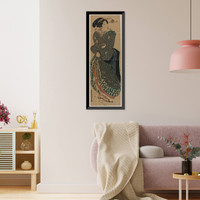 Historic Framed Print, [Japanese Ukiyo-e print] - 63,  17-7/8" x 21-7/8"