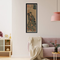 Historic Framed Print, [Japanese Ukiyo-e print] - 64,  17-7/8" x 21-7/8"