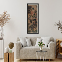 Historic Framed Print, [Japanese Ukiyo-e print] - 69,  17-7/8" x 21-7/8"