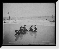 Historic Framed Print, An Afternoon on the beach,  17-7/8" x 21-7/8"