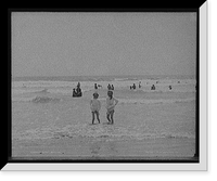 Historic Framed Print, Surf bathing - 5,  17-7/8" x 21-7/8"