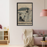 Historic Framed Print, [Japanese Ukiyo-e print] - 99,  17-7/8" x 21-7/8"
