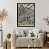 Japanese Ukiyo-e print - 105, Vintage Poster