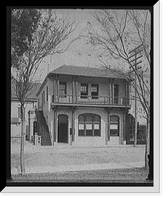Historic Framed Print, First National Bank, St. Augustine, Fla.,  17-7/8" x 21-7/8"