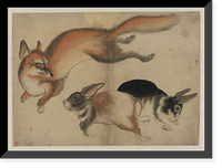 Historic Framed Print, [Japanese Ukiyo-e drawing] - 11,  17-7/8" x 21-7/8"