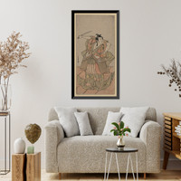 Historic Framed Print, [Japanese Ukiyo-e print] - 151,  17-7/8" x 21-7/8"