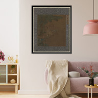 Historic Framed Print, [Japanese Ukiyo-e print] - 166,  17-7/8" x 21-7/8"