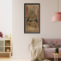 Historic Framed Print, [Japanese Ukiyo-e print] - 168,  17-7/8" x 21-7/8"