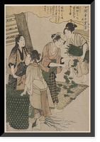 Historic Framed Print, [Japanese Ukiyo-e print] - 203,  17-7/8" x 21-7/8"