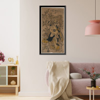 Historic Framed Print, [Japanese Ukiyo-e print] - 213,  17-7/8" x 21-7/8"