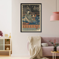 Historic Framed Print, [Japanese Ukiyo-e print] - 237,  17-7/8" x 21-7/8"