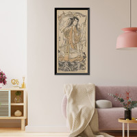 Historic Framed Print, [Japanese Ukiyo-e print] - 241,  17-7/8" x 21-7/8"