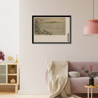 Historic Framed Print, [Japanese Ukiyo-e print] - 246,  17-7/8" x 21-7/8"