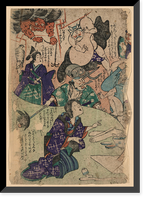 Historic Framed Print, [Japanese Ukiyo-e print] - 289,  17-7/8" x 21-7/8"