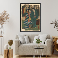 Japanese Ukiyo-e print - 298, Vintage Wall Art