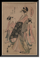 Historic Framed Print, [Japanese Ukiyo-e print] - 335,  17-7/8" x 21-7/8"