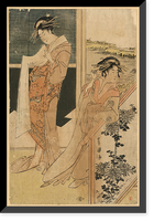 Historic Framed Print, [Japanese Ukiyo-e print] - 340,  17-7/8" x 21-7/8"