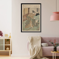 Historic Framed Print, [Japanese Ukiyo-e print] - 362,  17-7/8" x 21-7/8"