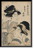 Historic Framed Print, [Japanese Ukiyo-e print] - 384,  17-7/8" x 21-7/8"